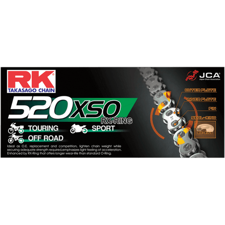 RK 520XSOX114 PERFORMANCE RX - RING CHAIN (RK - Driven Powersports Inc.681319457299520XSO - 114