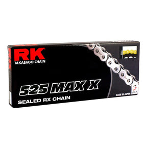 RK 525MAX - X CHAIN 110 LINK CL (GOLD) (G525MAX - X - 110) - Driven Powersports Inc.04201910G525MAX - X - 110
