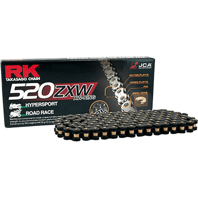 RK BL520ZXW - 120 Chain Black Gold Pin - DRIVEN Canada's Powersports BL520ZXW-120