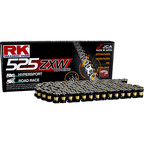 RK BL525ZXW - 120 Chain Black Gold Pin - DRIVEN Canada's Powersports BL525ZXW-120