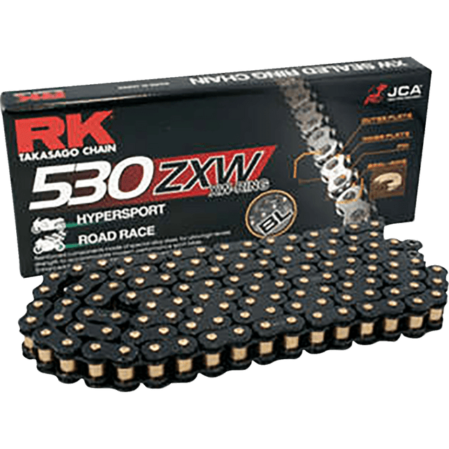 RK BL530ZXW - 120 Chain Black Gold Pin - DRIVEN Canada's Powersports BL530ZXW-120