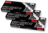 RK CHAIN 520MAXZ - 130 - BC BLACK/CHROME - DRIVEN Canada's Powersports 520MAXZ - 130 - BC