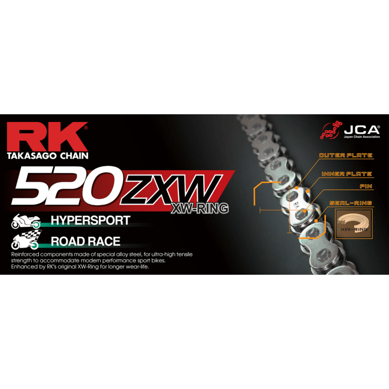 RK CHAIN GG520ZXW X 120 (GG520ZXW - 120) - DRIVEN Canada's Powersports 681319476627GG520ZXW - 120