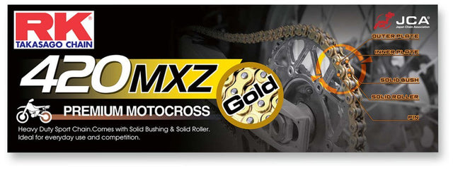 RK GB420MXZX134 HEAVY DUTY CHAIN (RK) - Driven Powersports Inc.681319434368GB420MXZ - 134