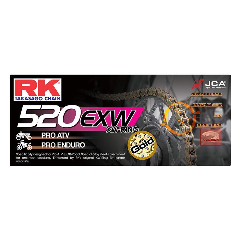 RK GB520EXW CHAIN 120 (GOLD) - Driven Powersports Inc.681319485100GB520EXW - 120