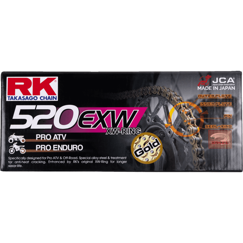 RK GB520EXW CHAIN 120 (GOLD) - Driven Powersports Inc.681319485100GB520EXW - 120
