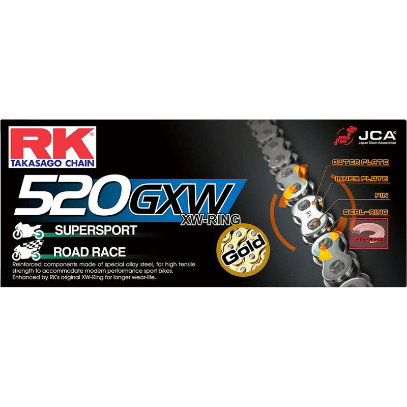 RK GB520GXW CHAIN 120 (GOLD) - Driven Powersports Inc.681319439493GB520GXW - 120