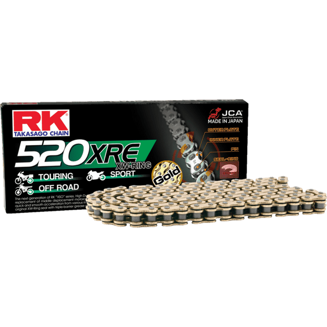 RK GB520XRE - 110 Chain Gold - DRIVEN Canada's Powersports GB520XRE-110