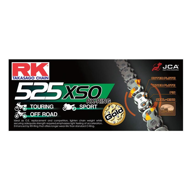 RK 525XSO X 110 GOL CHAIN (GB525XSO - 110) - Driven Powersports Inc.0426510GB525XSO - 110