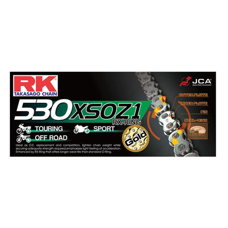 RK GB530XSOZ - 1 CHAIN 110 (GOLD) - Driven Powersports Inc.681319453659GB530XSOZ1 - 110
