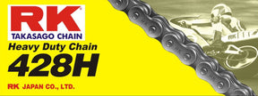 RK M428H CHAIN (M428H - 120) - DRIVEN Canada's Powersports 9555217604646M428H - 120