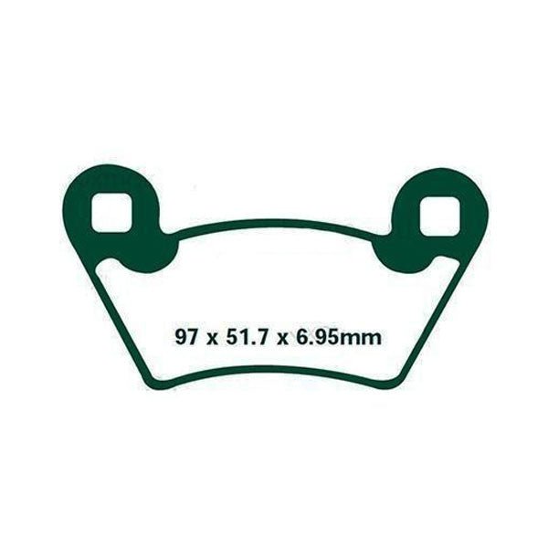 ROCKHARD ROCK HARD FULL - METAL BRAKE PAD (AT - 05019F) - DRIVEN Canada's Powersports AT - 05019F