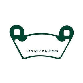 ROCKHARD ROCK HARD FULL - METAL BRAKE PAD (AT - 05019F) - DRIVEN Canada's Powersports AT - 05019F