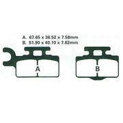 ROCKHARD ROCK HARD FULL - METAL BRAKE PAD (MX - 05307F) - DRIVEN Canada's Powersports MX - 05307F