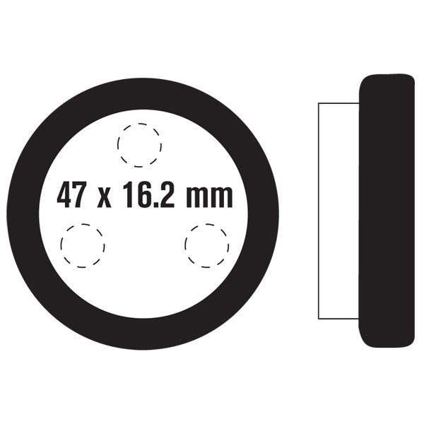 ROCKHARD ROCK HARD SEMI - METALLIC BRAKE PAD (AT - 05457) - DRIVEN Canada's Powersports AT - 05457