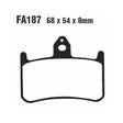 ROCKHARD ROCK HARD SEMI - METALLIC BRAKE PAD (FA187) - DRIVEN Canada's Powersports FA187
