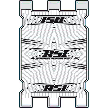 RACE SHOP INC. BARPAD LRG - Driven Powersports Inc.BPL - WHITE
