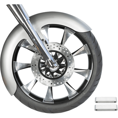 RUSS WERNIMONT DESIGNS FENDER FRT 5.5"21"14 - 19 FLHT - Driven Powersports Inc.RWD - 50134