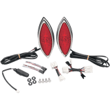 RUSS WERNIMONT DESIGNS LED CAT - EYE LIGHTS 6 - 3/4X2 - 5/8 (PR) - Driven Powersports Inc.2010 - 0165