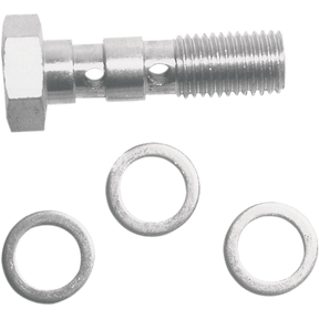 RUSSELL 3/8 - 24 DOUBLE BANJO BOLT CHROME (R40517) - DRIVEN Canada's Powersports 87133913063R40517