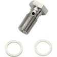 RUSSELL 7/16 - 24 SINGLE BANJO BOLT CHROME (R40515) - DRIVEN Canada's Powersports 087133405155R40515