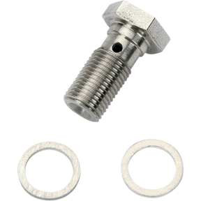 RUSSELL 7/16 - 24 SINGLE BANJO BOLT CHROME (R40515) - DRIVEN Canada's Powersports 087133405155R40515