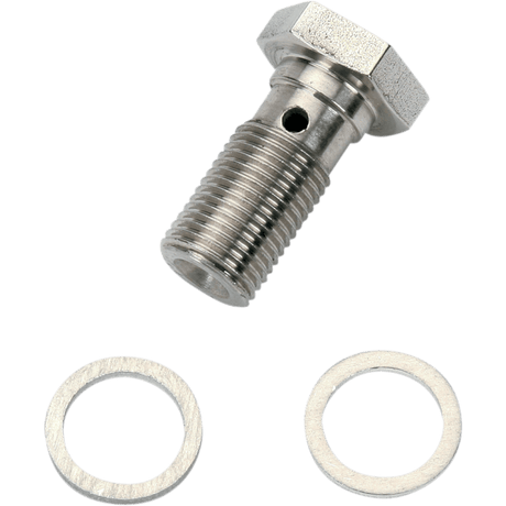 RUSSELL 7/16 - 24 SINGLE BANJO BOLT CHROME (R40515) - DRIVEN Canada's Powersports 087133405155R40515
