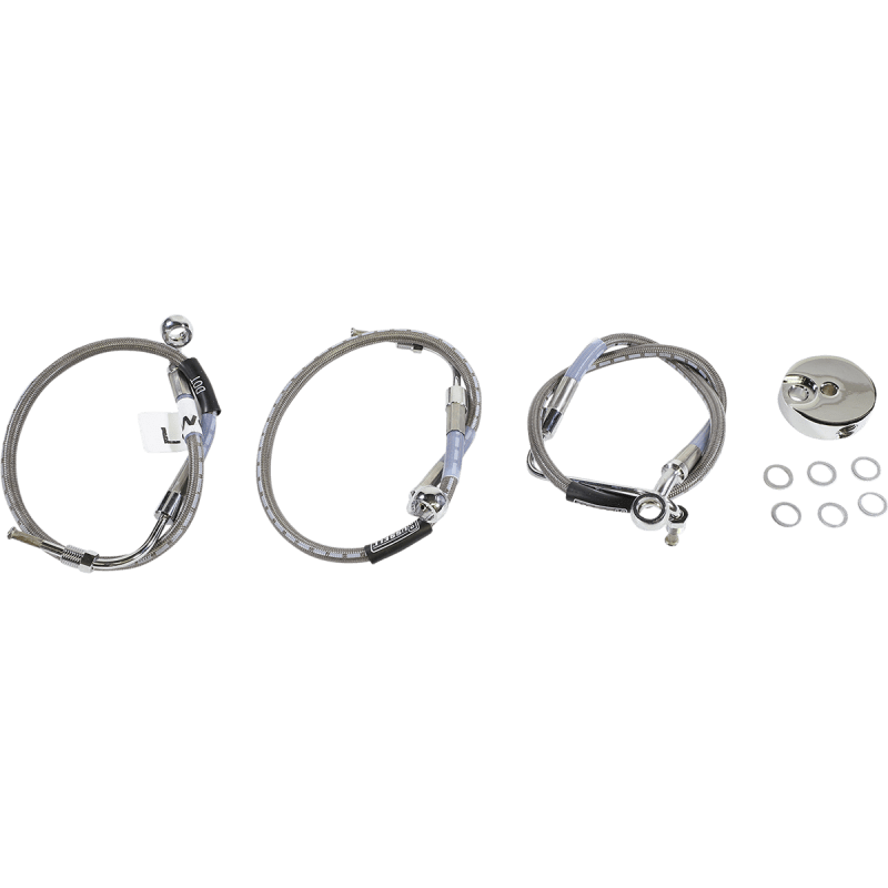 RUSSELL 84 - 08 FLT/C FLHT/C FRONT BRK LINE KT S/S (R08731DS) - DRIVEN Canada's Powersports 087133873121R08731DS