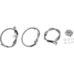 RUSSELL 84 - 08 FLT/C FLHT/C FRONT BRK LINE KT S/S (R08731DS) - DRIVEN Canada's Powersports 087133873121R08731DS