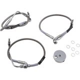 RUSSELL 94 - 05 FLHR/I FRONT BRK LINE KIT S/S (R08756DS) - DRIVEN Canada's Powersports 087133875620R08756DS
