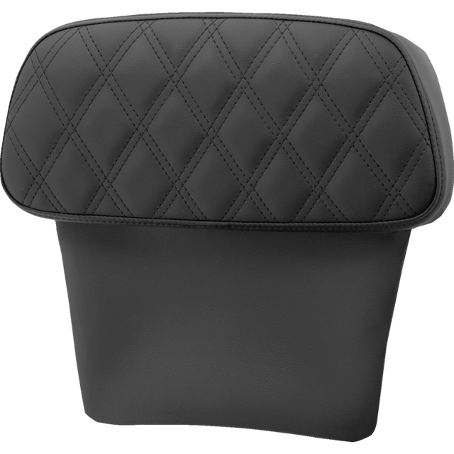 SADDLEMEN BACKREST PAD STEP UP W/LAT STITCH FLT/FLH'14'23 - DRIVEN Canada's Powersports 814 - 07 - CPACK - SU