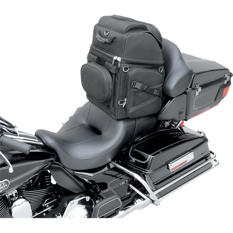 SADDLEMEN BR3400 BACKREST SEAT SISSY BAR BAG (3515 - 0107) - DRIVEN Canada's Powersports 3515 - 0107