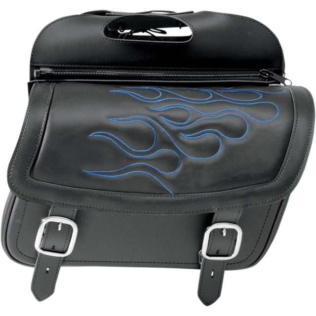 SADDLEMEN SADDLEBAG FLAME - DRIVEN Canada's Powersports 3501 - 0772