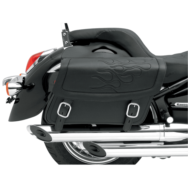 SADDLEMEN SADDLEBAG,FLAME BLK,MD (3501 - 0212) - DRIVEN Canada's Powersports 3501 - 0212