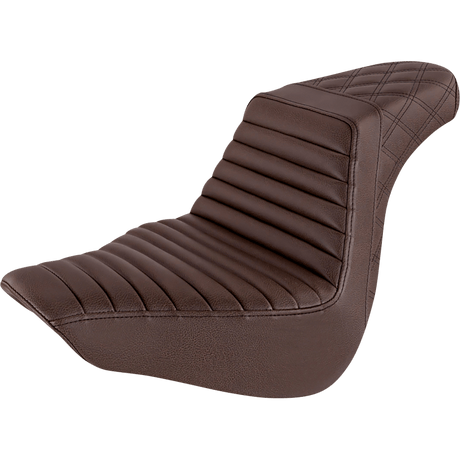 SADDLEMEN SEAT STEPUP LS SOFTAL BRW (818 - 27 - 176BR) - DRIVEN Canada's Powersports 818 - 27 - 176BR