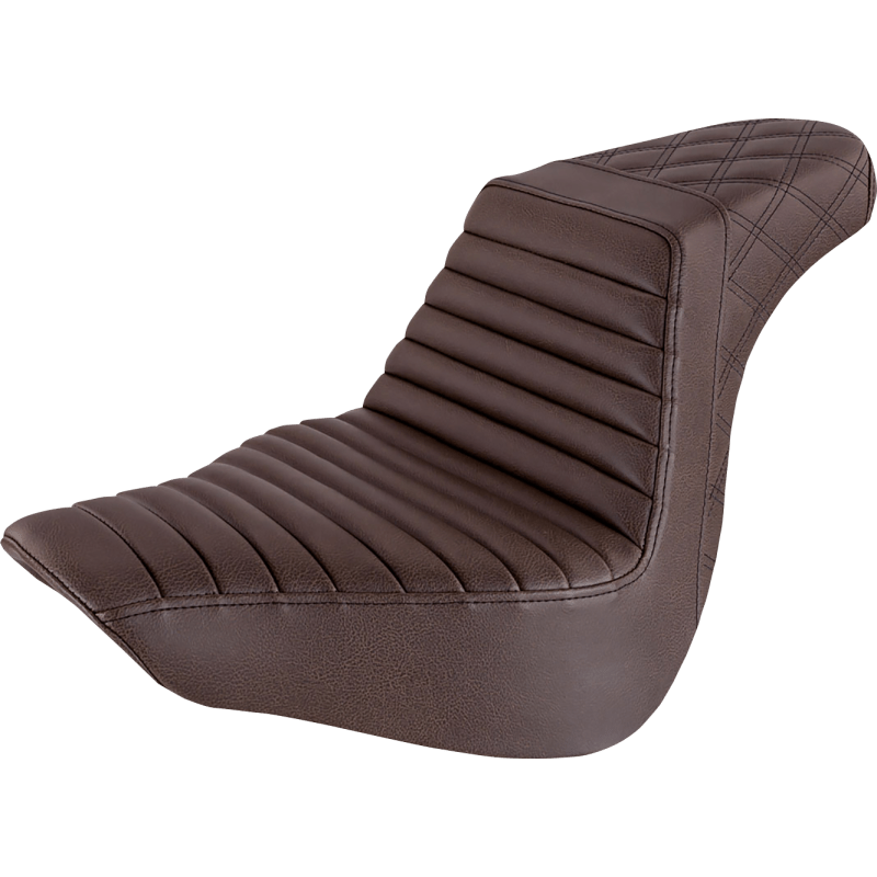 SADDLEMEN SEAT STEPUP LS SOFTAL BRW (818 - 27 - 176BR) - DRIVEN Canada's Powersports 818 - 27 - 176BR