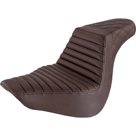 SADDLEMEN SEAT STEPUP LS SOFTAL BRW (818 - 27 - 176BR) - DRIVEN Canada's Powersports 818 - 27 - 176BR