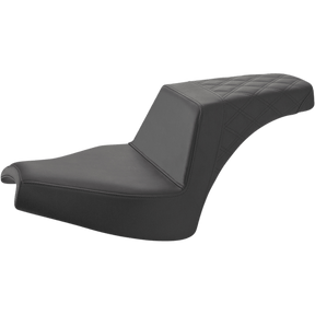 SADDLEMEN STEP UP SEAT FRONT SMOOTH/REAR LATTICE BLACK CHIEF (I21 - 04 - 173) - DRIVEN Canada's Powersports I21 - 04 - 173