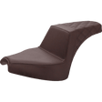 SADDLEMEN STEP UP SEAT FRONT SMOOTH/REAR LATTICE BROWN CHIEF (I21 - 04 - 173BR) - DRIVEN Canada's Powersports I21 - 04 - 173BR