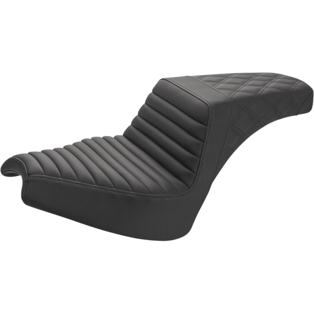 SADDLEMEN STEP UP SEAT FRONT TUCKNROLL/REAR LATTICE BLACK CHIEF (I21 - 04 - 176) - DRIVEN Canada's Powersports I21 - 04 - 176