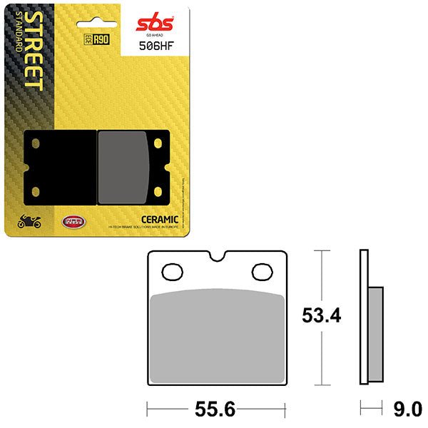 SBS ATV/UTV CERAMIC BRAKE PAD (6190506108) - DRIVEN Canada's Powersports 6190506108