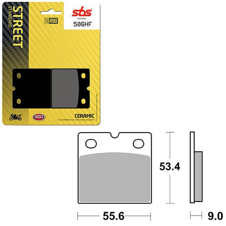 SBS ATV/UTV CERAMIC BRAKE PAD (6190506108) - DRIVEN Canada's Powersports 6190506108