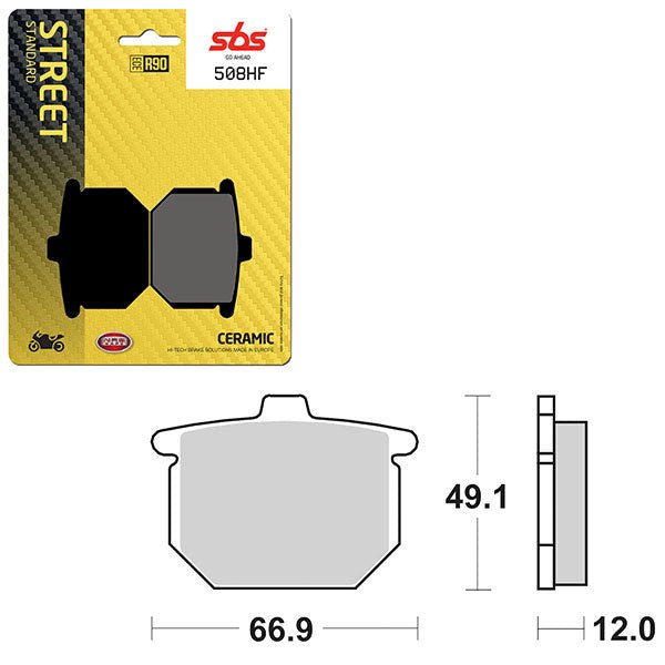 SBS ATV/UTV CERAMIC BRAKE PAD (6190508108) - DRIVEN Canada's Powersports 6190508108