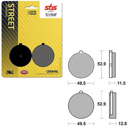 SBS ATV/UTV CERAMIC BRAKE PAD (6190515108) - DRIVEN Canada's Powersports 6190515108