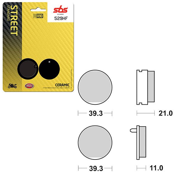 SBS ATV/UTV CERAMIC BRAKE PAD (6190529108) - DRIVEN Canada's Powersports 6190529108
