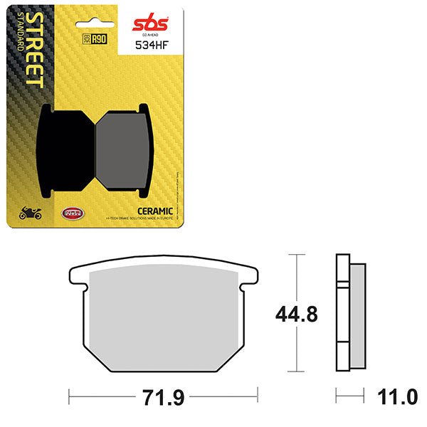 SBS ATV/UTV CERAMIC BRAKE PAD (6190534108) - DRIVEN Canada's Powersports 6190534108