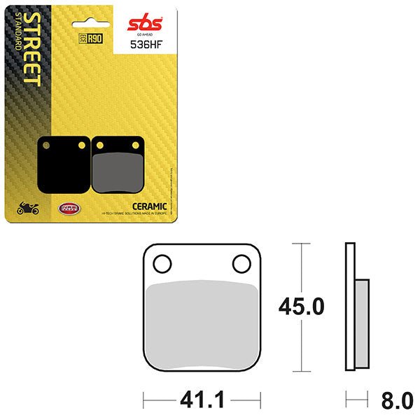 SBS ATV/UTV CERAMIC BRAKE PAD (6190536108) - DRIVEN Canada's Powersports 6190536108