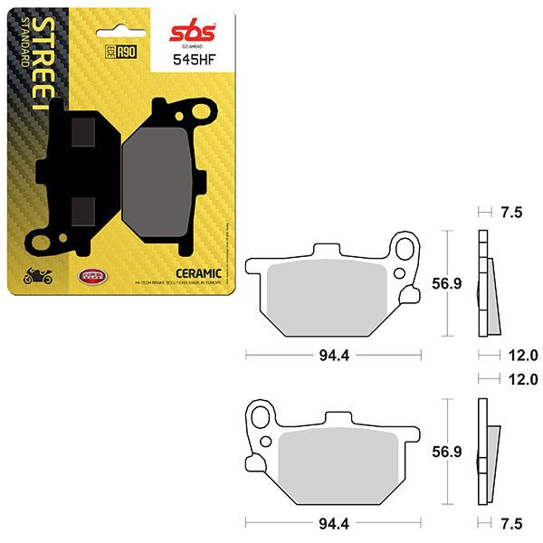 SBS ATV/UTV CERAMIC BRAKE PAD (6190545108) - DRIVEN Canada's Powersports 6190545108