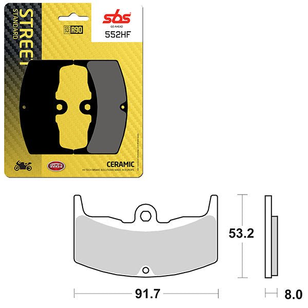 SBS ATV/UTV CERAMIC BRAKE PAD (6190552108) - DRIVEN Canada's Powersports 6190552108