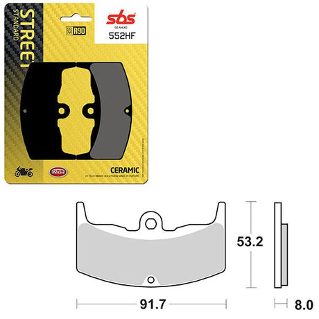 SBS ATV/UTV CERAMIC BRAKE PAD (6190552108) - DRIVEN Canada's Powersports 6190552108